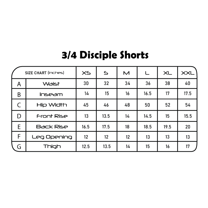 3/4 Disciple Denim Capris