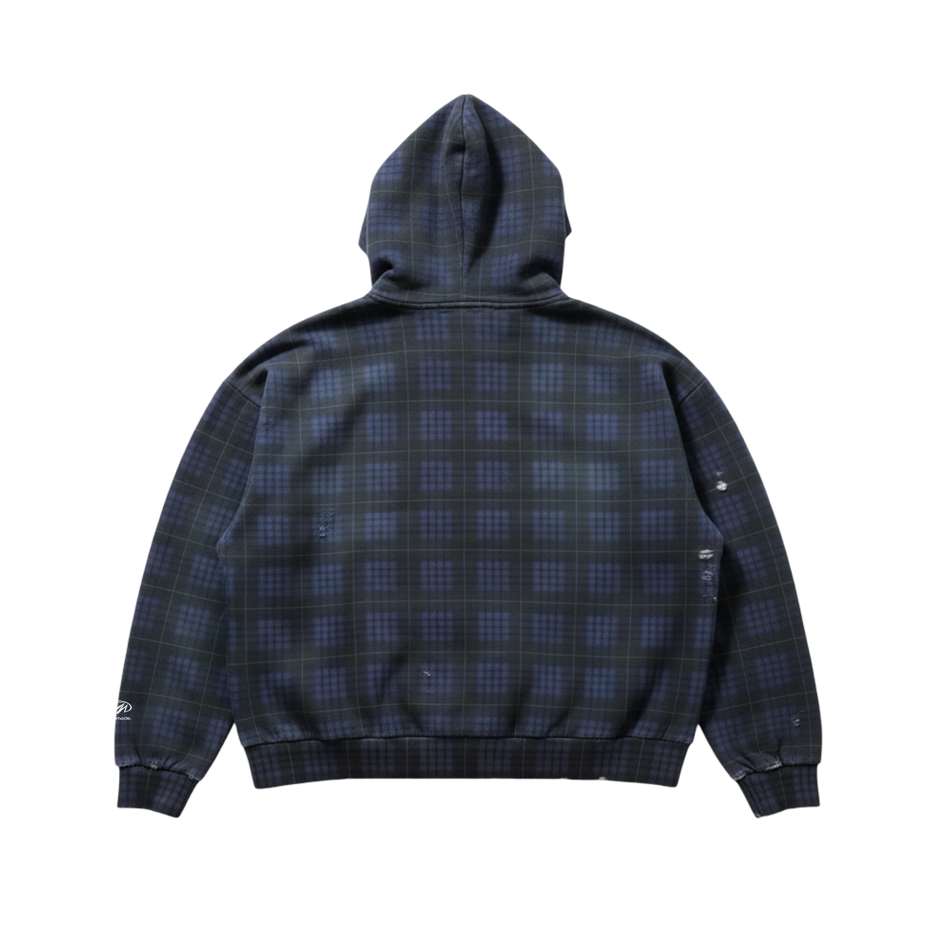 Grape Plaid Zip Up